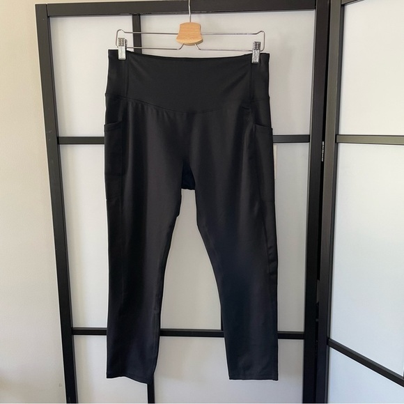 [XL] NWT Juicy Couture Sport Black Cropped Activewear Leggings Women’s Casual - Picture 4 of 13